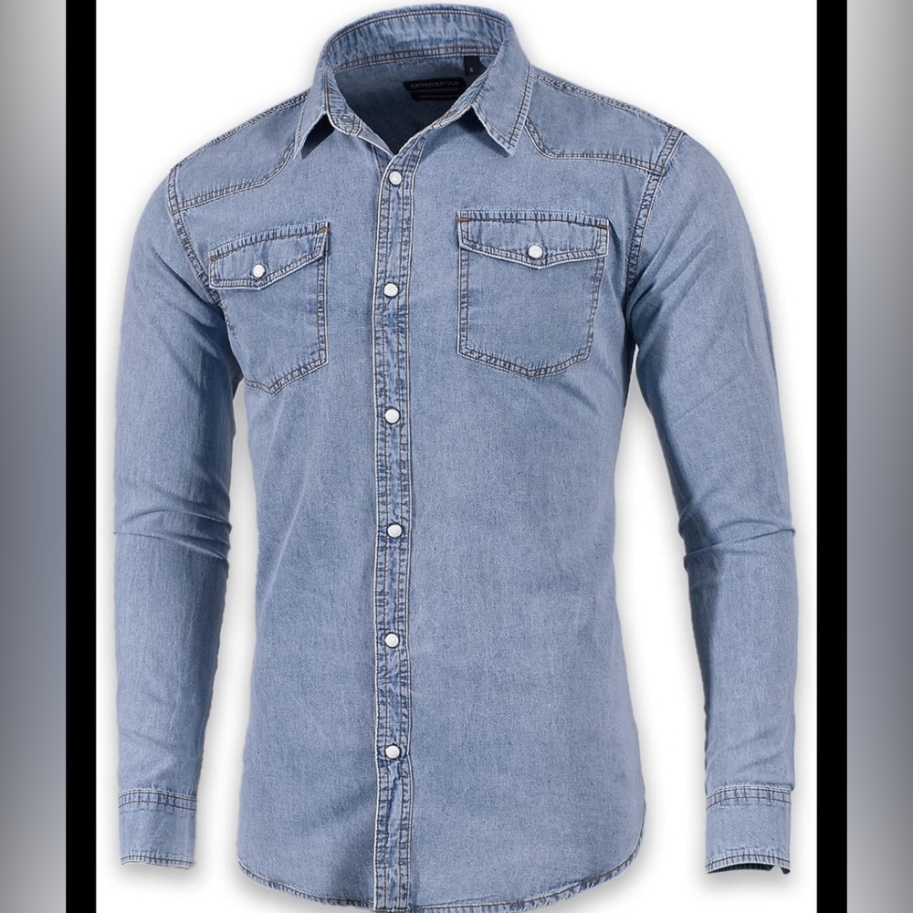 Seven Eagle Men’s Denim Button up